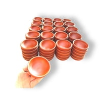 Pomaire Online - Pocillos De Greda Para Salsas 8Cm Pack 100 Unidades