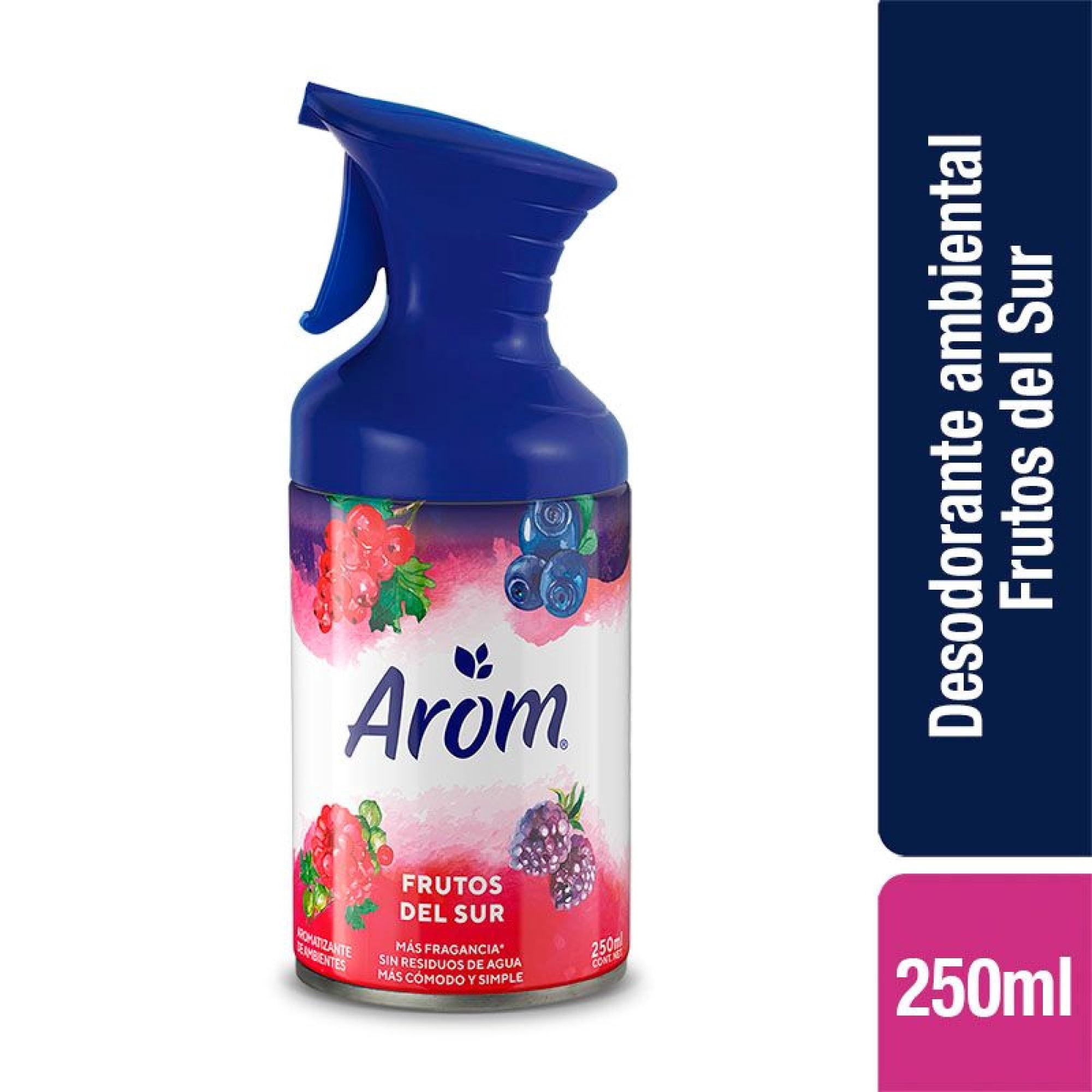 Desodorante Ambiental Aerosol Frutos Del Sur Gatillo Frasco 250 ml Arom