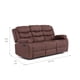thumbnail image 4 of Sofá 3 Cuerpos Reclinable Tradicional Norman Café Oscuro 2011SDBR, 4 of 15