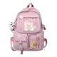 thumbnail image 1 of Mochila Escolar Kawaii Juvenil Con Gran Capacidad Rosa, 1 of 3