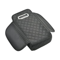 Ioensy - Cojín Genérico Para Reposabrazos De Coche, Caja De Pañuelos, Almohadilla Para Reposabrazos Para Vehículo, Color Negro