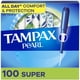 thumbnail image 1 of Tampones Tampax Pearl Super Absorbency, 100 unidades, 2 paquetes, 1 of 9