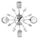 thumbnail image 2 of Reloj De Pared Acero Inoxidable Cocina Plateado, 2 of 3