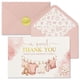thumbnail image 1 of Tarjetas de agradecimiento Tribetots para baby shower de niña, 50 piezas con sobres, 1 of 7
