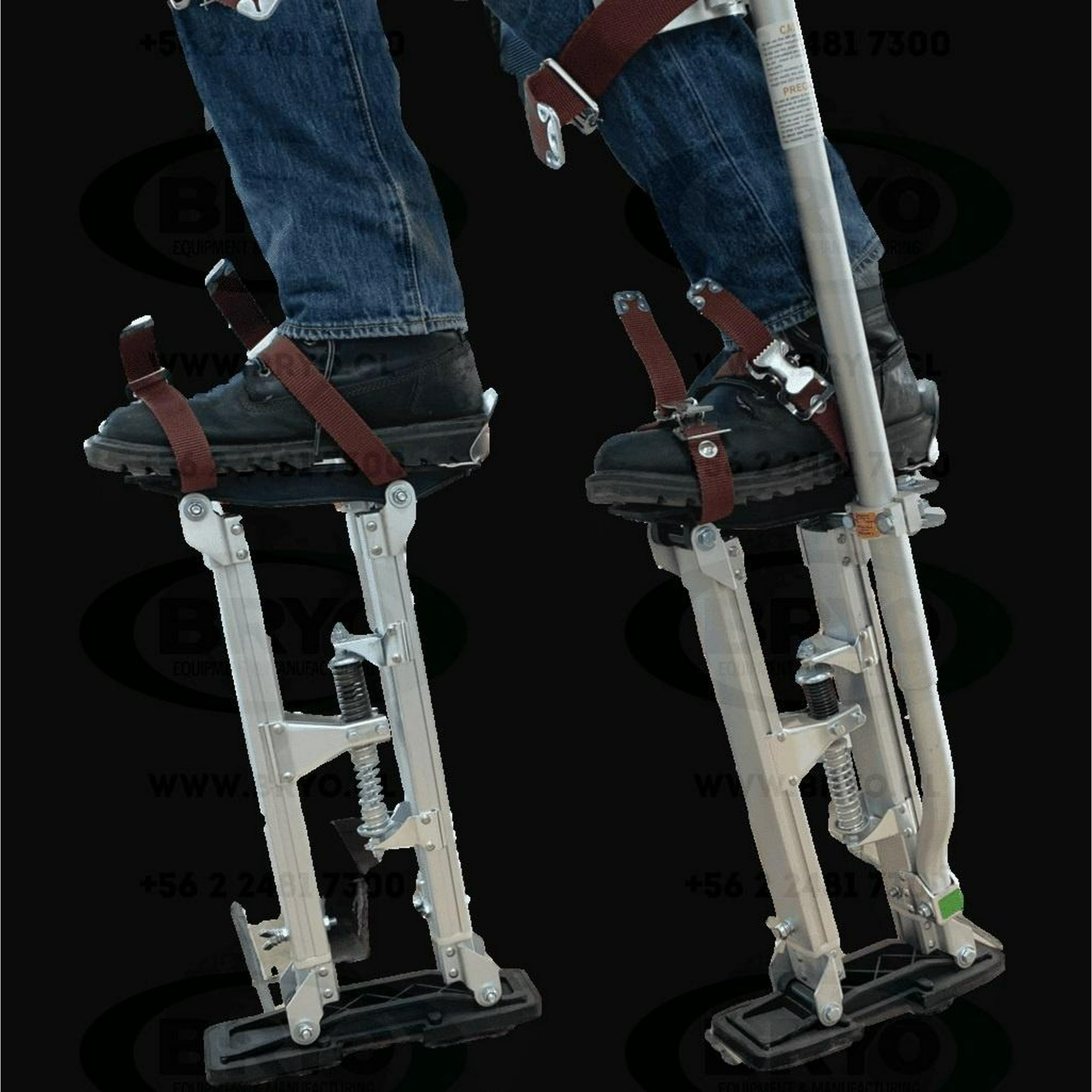 Zancos Ajustable Elevador Para Empaste Pintura De Cielo H 3 Mt Bryo