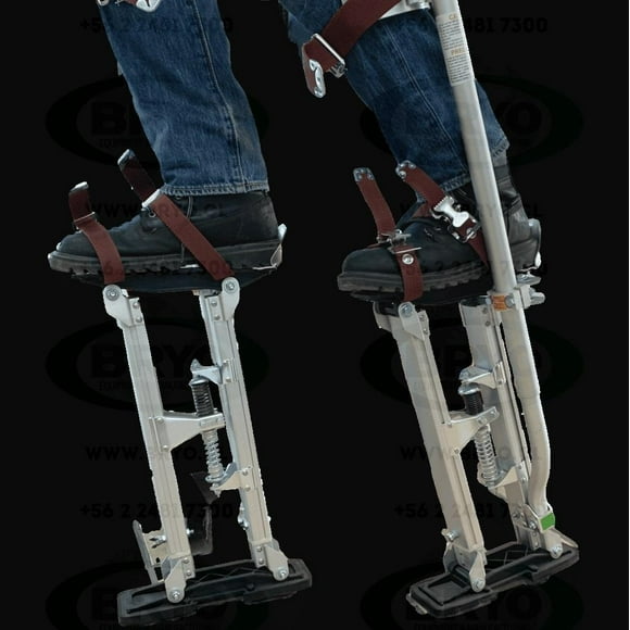 Zancos Ajustable Elevador para Empaste Pintura de Cielo H 3 mt Bryo