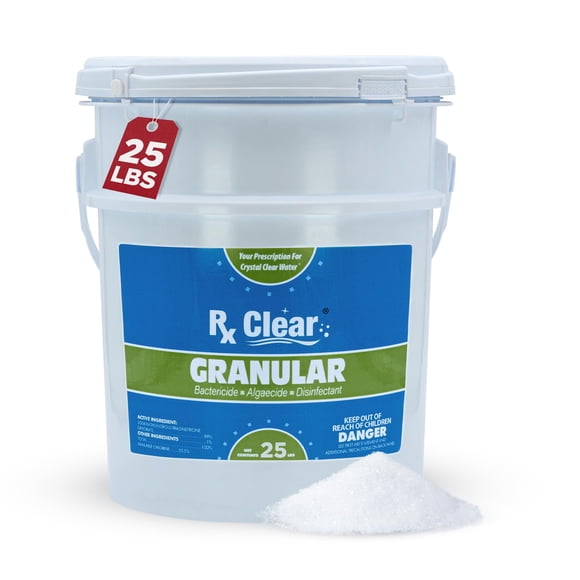 Cloro Granulado para Piscina Rx Clear 11,5 kg con Protección UV