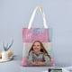 thumbnail image 2 of Like Nastya Bolso de tela con estampado de lienzo para mujer, bolsa de compras reutilizable y estética, con cremallera interior, regalo para mujer,40*40cm., 2 of 6