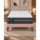 thumbnail image 1 of Base de Cama de 1 Plazas + Colchon Mery Desing 1 Pilow - Palo Rosa, 1 of 7