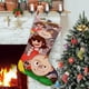 thumbnail image 1 of Baldi's Basics Tema: Calcetines de Navidad, fino lino blanco para colgar en escaleras y chimenea, decoración navideña para el hogar, regalo de Navidad.54cm×38cm, 1 of 5