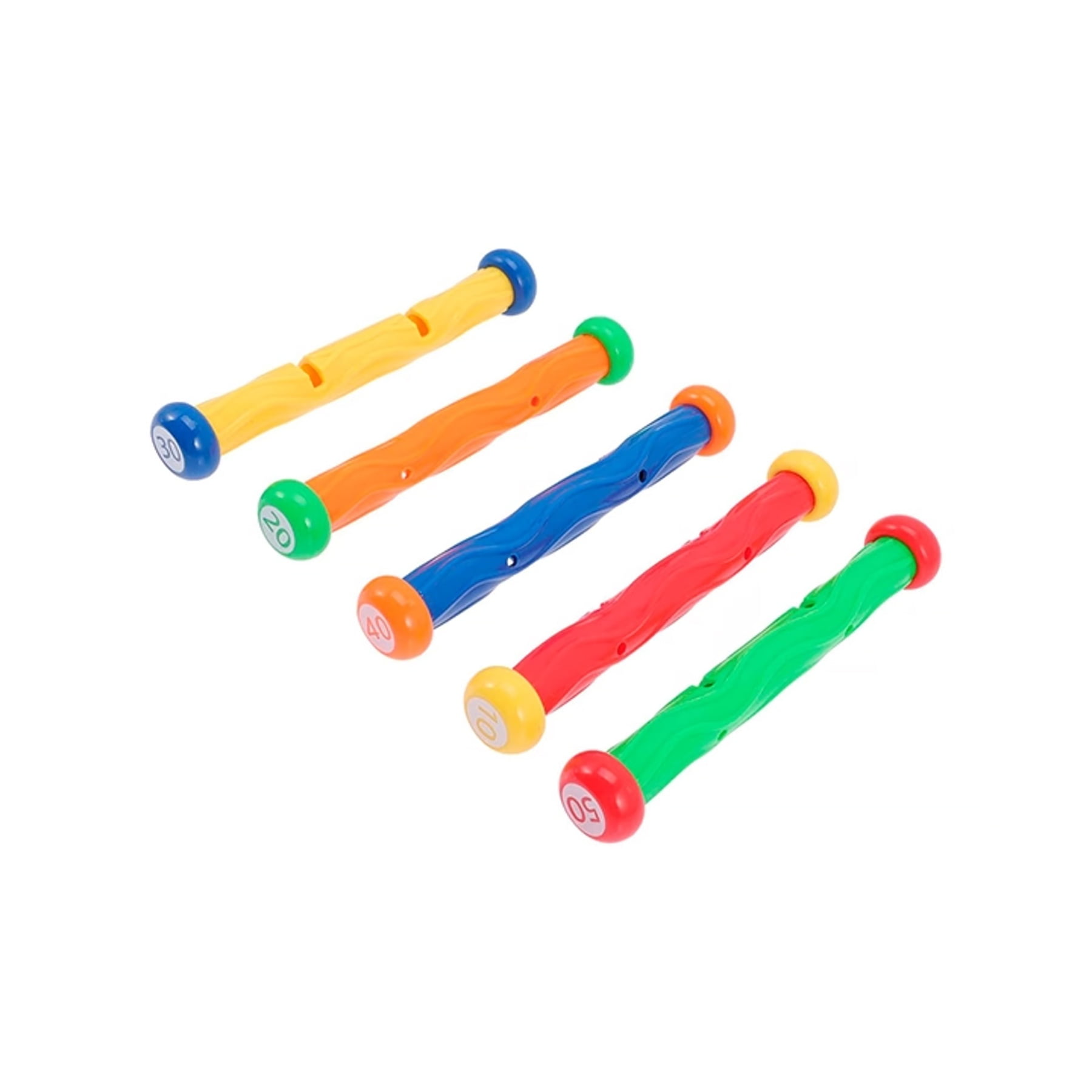 Genérico - Set De 5x Palos De Buceo Sticks – 18 X 2,6 Cm