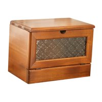 Ioensy - Organizador De Maquillaje De Madera, Vitrina De Escritorio Antigua Para Dormitorio, Escritorio Y Baño
