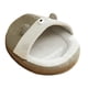 thumbnail image 3 of Cama Cueva Para Mascotas, Lavable, Cálida, Nido Semicerrado Para Gatos, Perros, Gatitos Y Gatos, L, Gris, 3 of 5