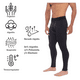 thumbnail image 2 of Calza Polar Hombres Primera Capa Invierno, 2 of 4