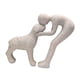 thumbnail image 1 of Estatua Decorativa De Hombre Y Perro, Escultura De Perro Pequeño Para Escritorio, Sala De Estar Y Estante., 1 of 5