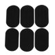 thumbnail image 2 of Insignia de tela de apliques de tela de gamuza con parche de 6 piezas para ropa negra, 2 of 5