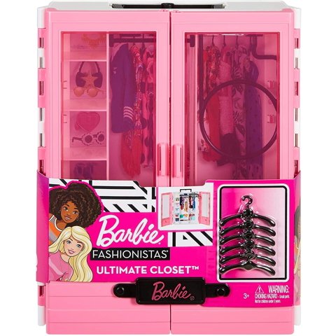 Barbie Fashionistas Armario Portable Juguete De Moda Para Niños De 3 A 8 Años