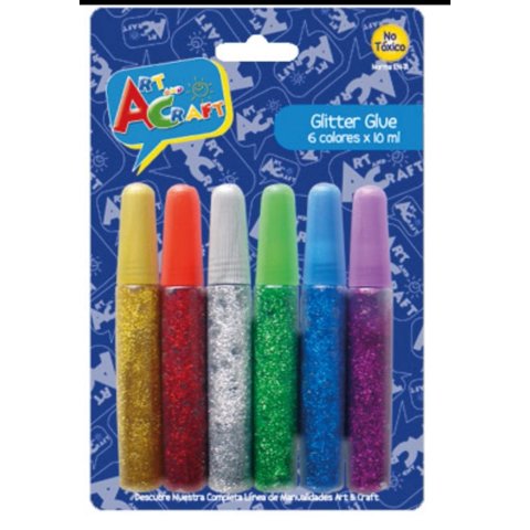 Hangtag - Lapices Con Glitter Glue