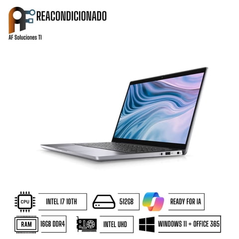 Notebook Dell 7310 Tactil 2 En 1 Performance Windows 11 - Office365 Reacondicionado