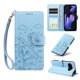 thumbnail image 1 of Funda Cartera para Google Pixel 9A Perro Cachorro Grabado con Tarjetas Soporte Correa Azul, 1 of 6