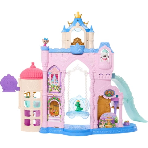 Playset Mattel Disney Princess Pet Castle Con 3 Amigos Animales
