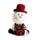 thumbnail image 2 of Bolsa De Dulces Navideña Decoración Navideña Decoración De Mesa Lindo Muñeco De Nieve De Tela, 2 of 3