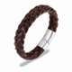 thumbnail image 1 of Pulsera de Caballero de Cuero Brown Elegante y Juvenil Ill, 1 of 3
