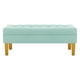 thumbnail image 1 of Banqueta Wood 2c Felpa 01 Verde Agua, 1 of 4