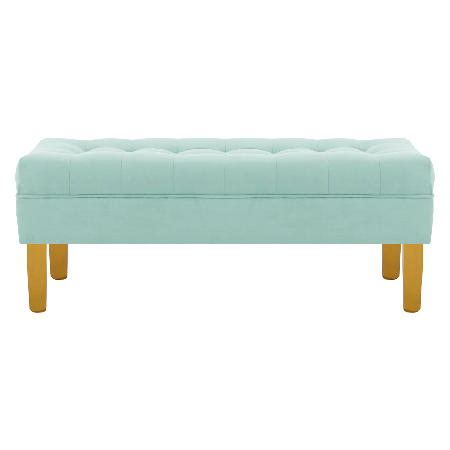 Bodevir - Banqueta Wood 2c Felpa 01 Verde Agua