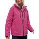 thumbnail image 4 of INSPIRE CHIC Chaqueta de lluvia para mujer con cremallera frontal, bolsillo, capucha ajustable, abrigo ligero, cortavientos, impermeable, chaquetas de lluvia para exteriores, mediana, magenta, 4 of 6