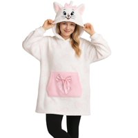 Sudadera Con Capucha Manta Oversize Para Mujer Disney Marie