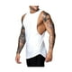 thumbnail image 1 of Polera Deportiva Musculosa Hombre Gimnasio Algodón Blanca L, 1 of 2