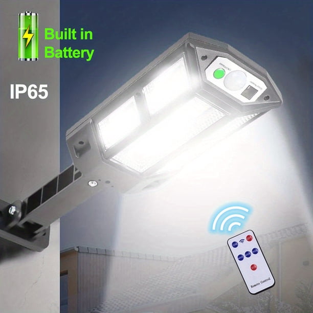 1pc 6500K Super Bright LED Solar Wall Light, IP65 Motion Sensor, 3 Lighting Mode Light, Outdoor Garden Security Street Yard Lamp With Battery