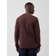 thumbnail image 2 of Camiseta GAP para hombre de manga larga para uso diario, suave, marrón oscuro, XL, 2 of 4