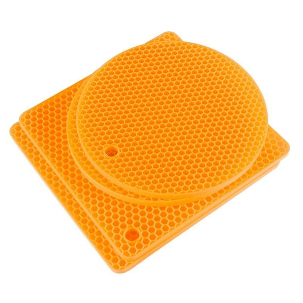 Salvamanteles de silicona premium para ollas y sartenes calientes, agarraderas flexibles multiusos