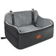 thumbnail image 1 of Silla de coche para perros Lealchum de hasta 25 kg para 2 perros pequeños, color negro y gris, 1 of 6