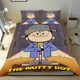 thumbnail image 1 of El Niño Chiflado Conjunto de sábanas temático, trío de piezas, cómodo y amigable con la piel, diseño único, regalo de decoración para el hogar para familiares, amigos y fans,135cm *200cm, 1 of 6