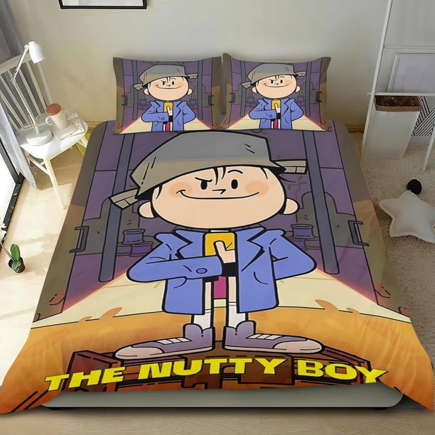El Niño Chiflado Conjunto de sábanas temático, trío de piezas, cómodo y amigable con la piel, diseño único, regalo de decoración para el hogar para familiares, amigos y fans,135cm *200cm