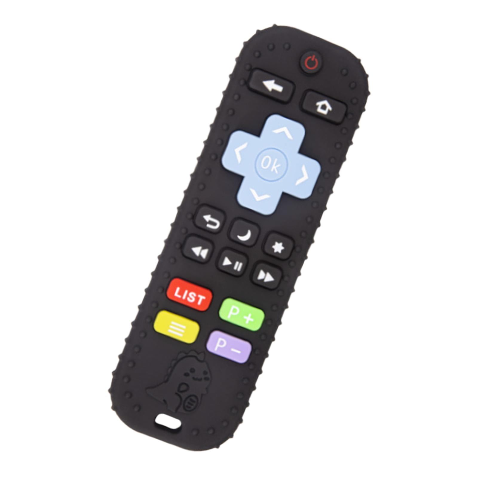 Magideal - Juguetes Para La Dentición Forma De Control Remoto De Tv Para Bebés De 3 A 12 Meses Niños Pequeños Negro