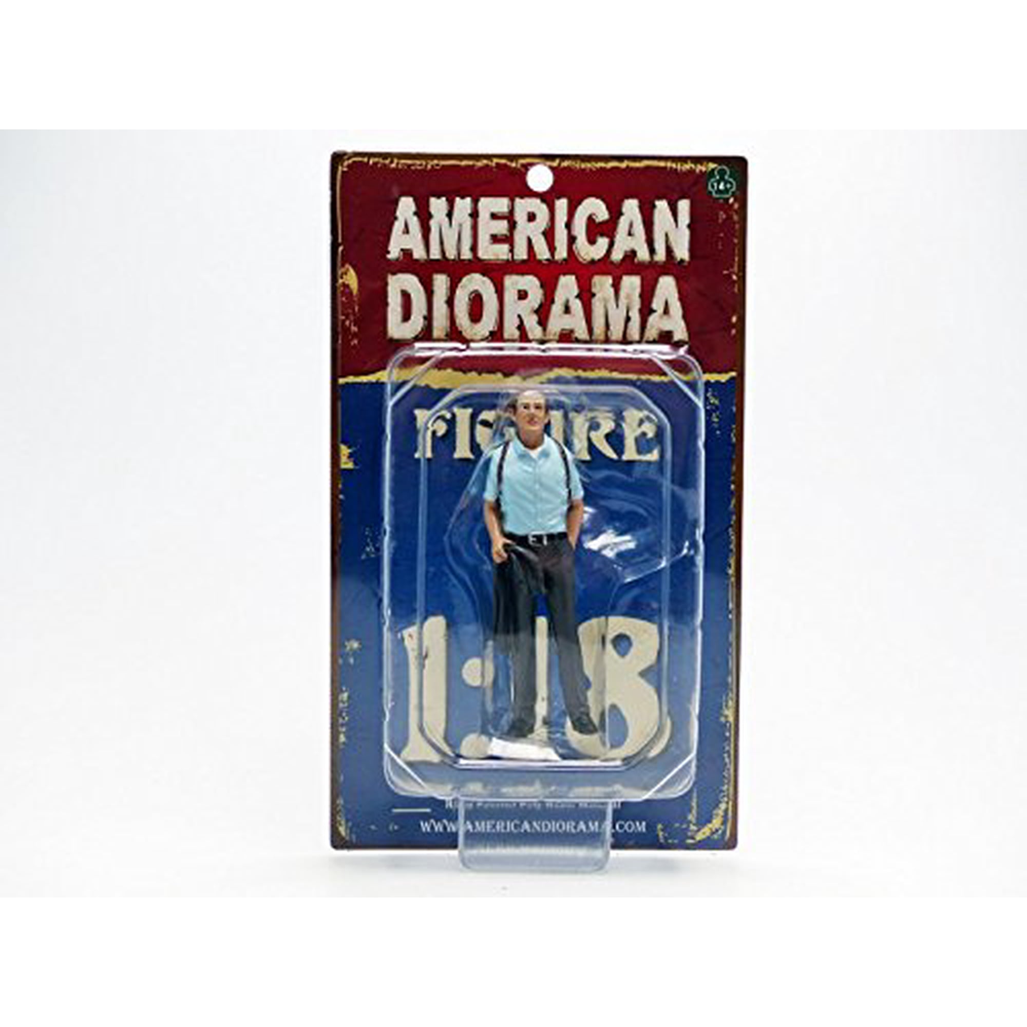 Figura American Diorama The Detective #2 Para Maquetas A Escala 1:18