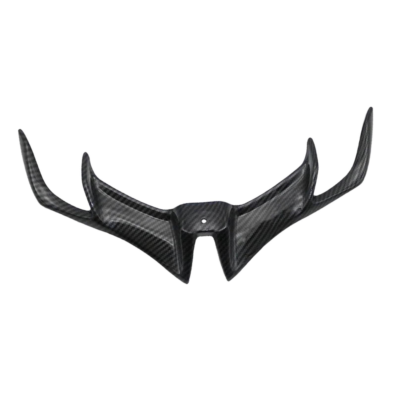 Magideal - Carenado Delantero De Motocicleta, Cubierta De Ala Aerodinámica De Carenado Frontal, Fácil De Instalar, Cubierta Protectora Winglet Para R15 V3 Fibra De Carbon