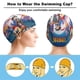 thumbnail image 3 of Los inseparables Gorro de Natación de Licra, Gorro de Baño de Tela Cómoda, Gorro Elástico Antideslizante para Hombres, Mujeres y Niños, 3 of 6