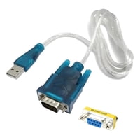 Genérica - 1.2M Cable Adaptador Usb A Serial Rs232/Db9 + Cambio Género