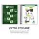 thumbnail image 4 of View Binder Samsill, de base vegetal, 1,3 cm, duradero, paquete de 6 unidades, color blanco, 4 of 6