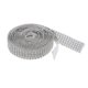 thumbnail image 1 of 1 Rollo De 5 Hileras De Diamantes De Imitación De Cinta De Diamante De Envoltura De Rollo De Bricolaje Artesanal De Plata AB, 1 of 5