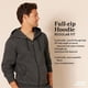 thumbnail image 2 of Amazon Essentials Men's Full-Zip Fleece Hoodie Sweatshirt, 2 of 3