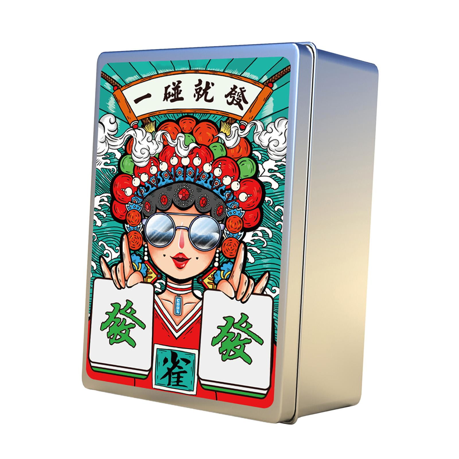 Bothyi - Mah Jongg Juego De Mesa De Juegos De Ocio Para Fiestas De Naipes Para Reuniones De Festivales Estilo A