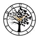 thumbnail image 2 of Reloj De Pared Grande, Decoración Que No Hace Tictac, Decoración Del Hogar Para Oficina, Aula, Granja, Negro, 2 of 5