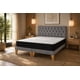thumbnail image 1 of Cama Europea 2 Plazas Completa Base Dividida Capitone Gris, 1 of 4