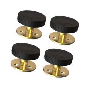 Magideal - 4 Uds. Tapones Para Cabecera, Fijador De Tapones Para Cabecera, Topes De Ruido Para Cama, Soporte Para Marco De Cama, Pared De Cama Para Cabeceros De Altura 33 A 40 Mm